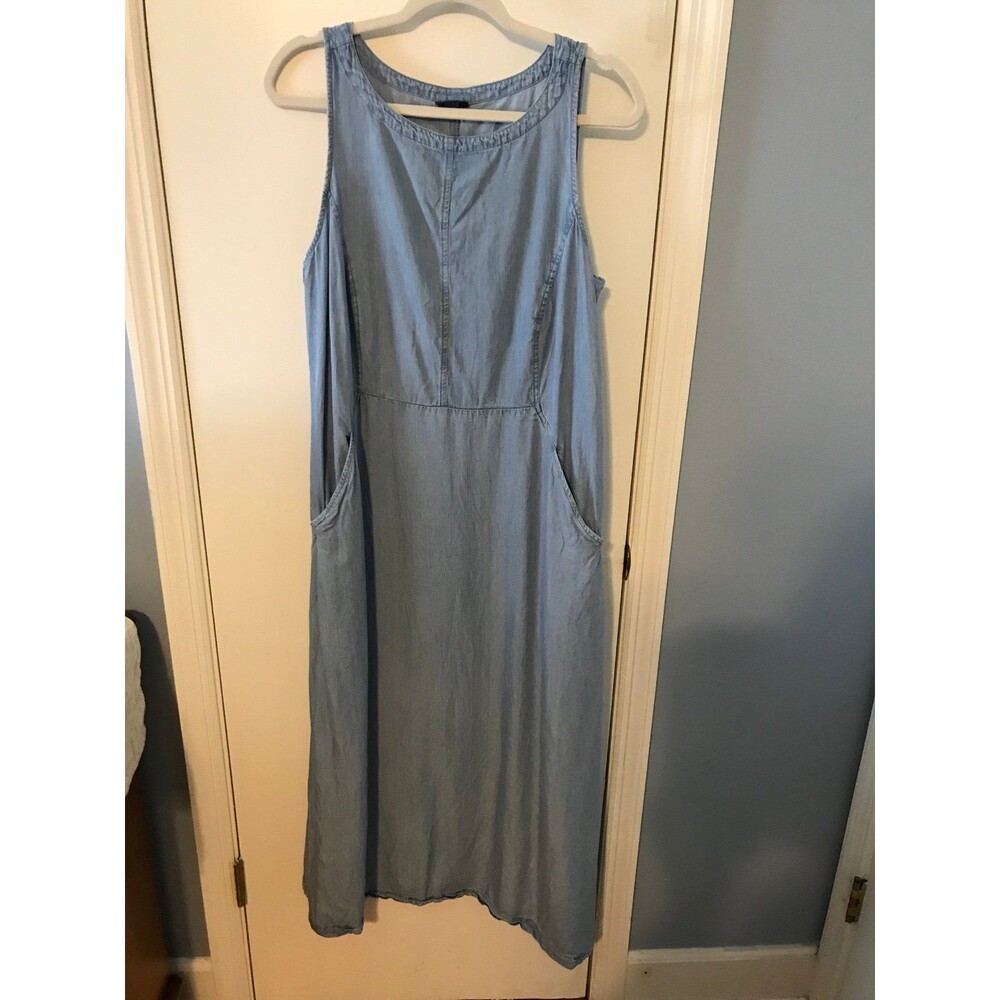 J.Jill Denim Maxi Dress Size Large